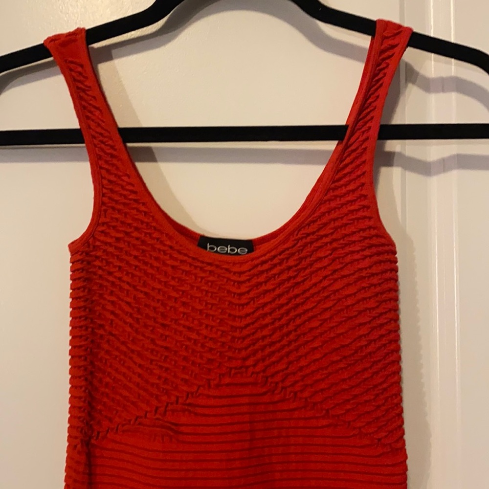 Bebe red dress